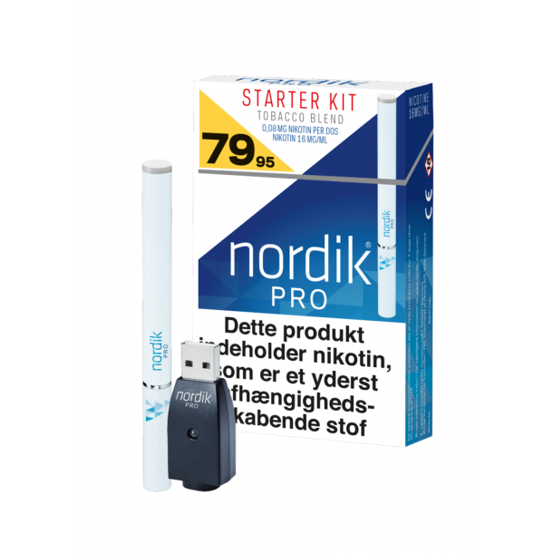 nordik Pro Starterkit Tobacco 16 mg nikotin
