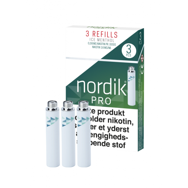 Nordik Pro Refills Ice Menthol 16 mg nikotin
